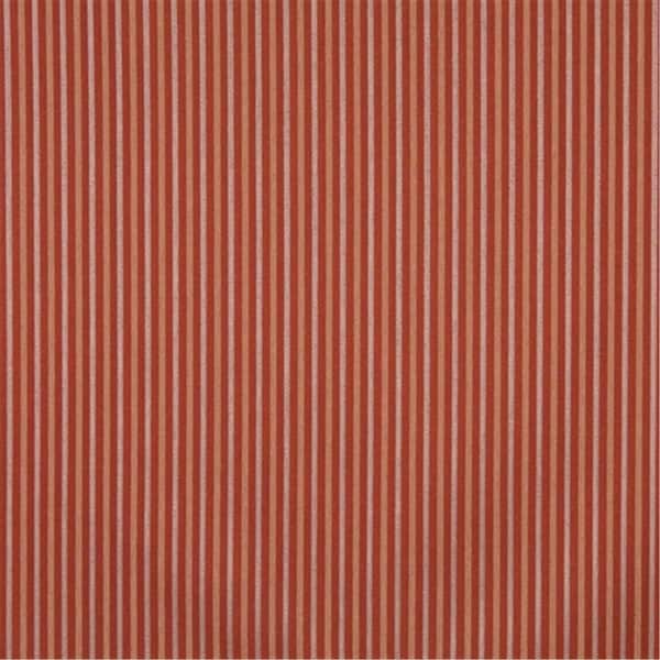 Designer Fabrics 54 in. Wide Orange- Striped Heavy Duty Crypton Commercial Grade Upholstery Fabric F753 - main